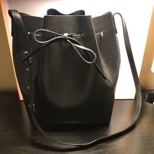 Mansur Gavriel Black Bucket Bag